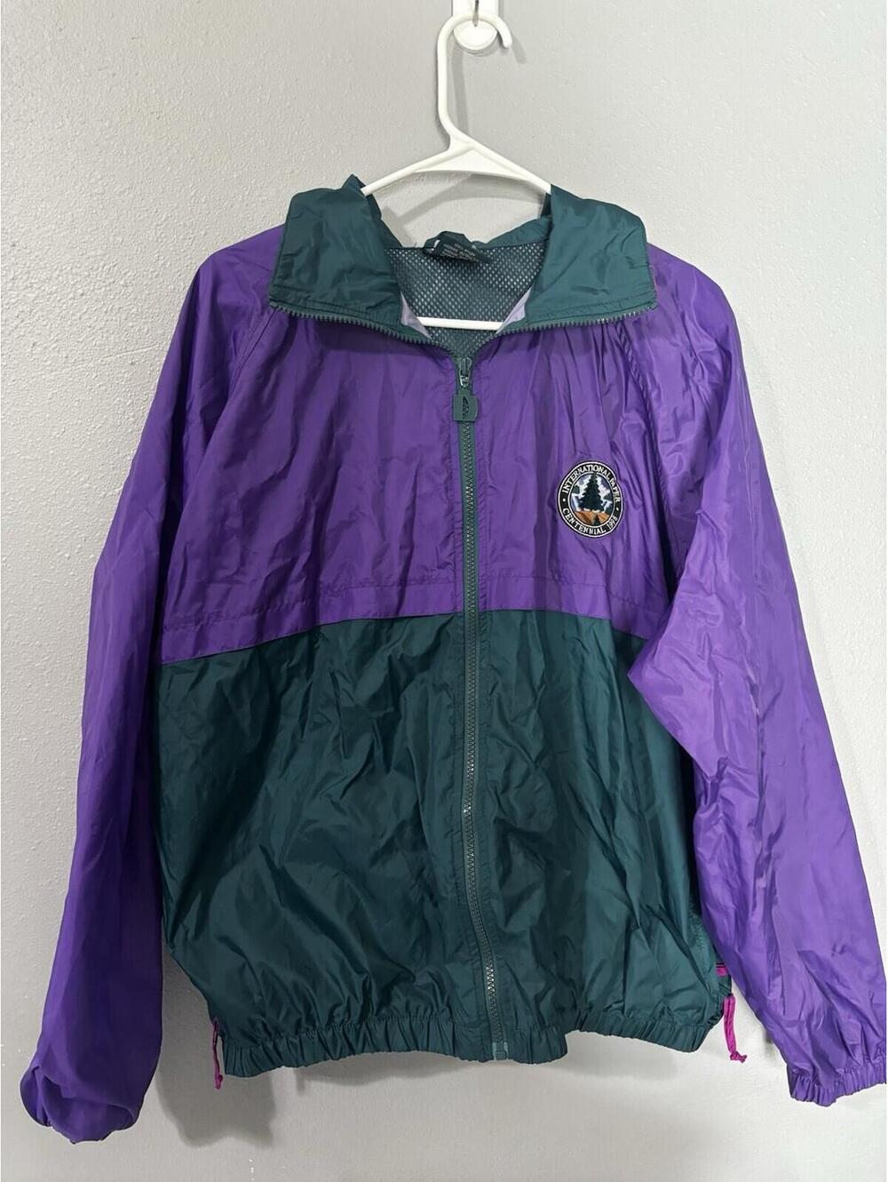 Dunbrooke Distinctive Images Windbreaker Large XL Logo International Paper